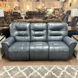 Steel Leather Unity Power Reclining Sofa