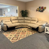 Charleston El Toro Cement Power Reclining Sectional