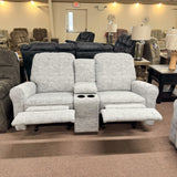 Josey Fog Rocker Reclining Loveseat