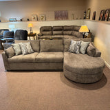 Toffee Chaise Sofa