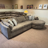 Toffee Chaise Sofa