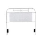 Twin Metal Headboard - White
