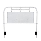 Full Metal Headboard - Antique White