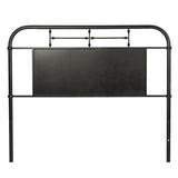 Queen Metal Headboard - Black
