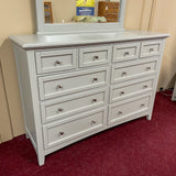 Moe Grey Triple Dresser & Mirror