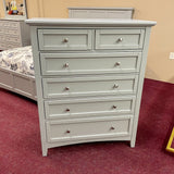 Moe Gray 5-Drawer Storage Chest