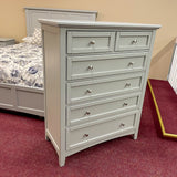 Moe Gray 5-Drawer Storage Chest