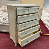 Moe Gray 5-Drawer Storage Chest