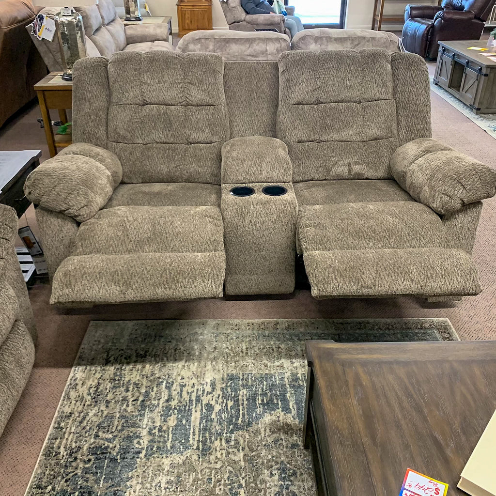 Acieona reclining discount loveseat with console