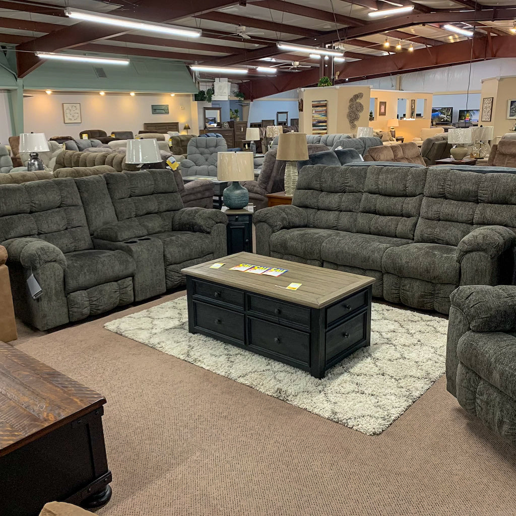 Acieona Reclining Loveseat with Console