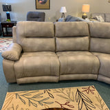 Charleston El Toro Cement Power Reclining Sectional