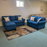 Jitterbug Denim Chaise Sofa