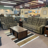 Everlasting Cocoa Reclining Sofa