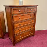 Moe Cherry 5-Drawer Storage Chest