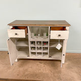 White Chenille Server