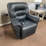 Steel Unity Leather Power Wallsaver Recliner