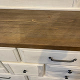 White Arch Dresser & Mirror