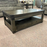 Stoneford Coffee Table with Lift Top & 2 End Tables