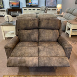 Emerald Wrangler Chocolate Reclining Loveseat