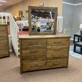Dovetail Dresser & Mirror