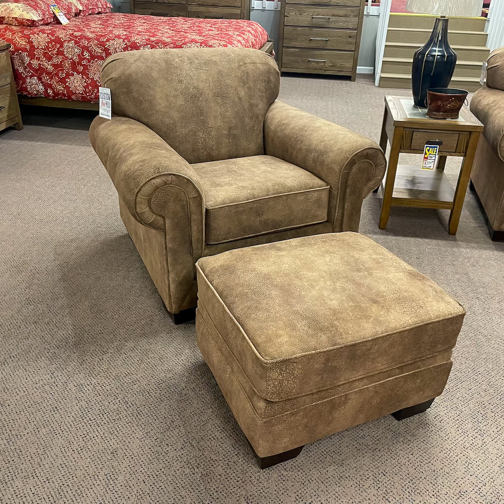 Broyhill oversized best sale chair and ottoman