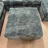 Galactic Charcoal Ottoman