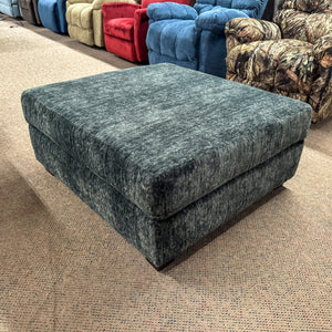 Galactic Charcoal Ottoman