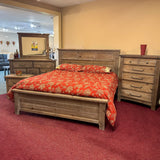 King Rustic Arch Bedroom Set