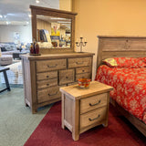 King Rustic Arch Bedroom Set