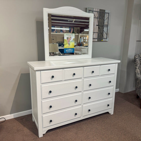 white farmhouse dresser Cool Farmhouse Dresser & Mirror