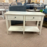 White Lake House Sofa Table