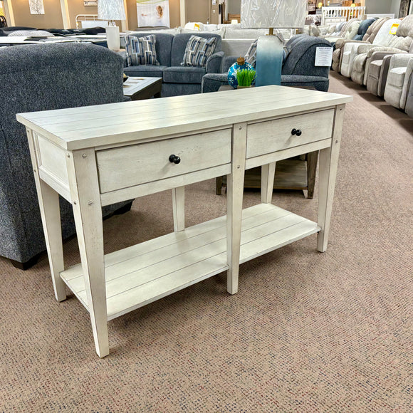 White Lake House Sofa Table