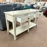 White Lake House Sofa Table