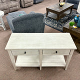 White Lake House Sofa Table