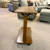 Adjustable Height Chairside Table