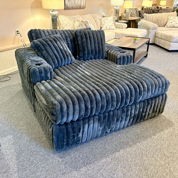 Charcoal Chaise Accent Chair