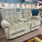 Everlasting Platinum Power Reclining Loveseat with Console