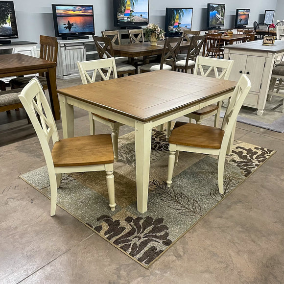 Sandown Rectangular Table & 4 Chairs