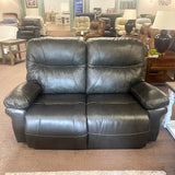 Leya Gunmetal Power Reclining Sofa & Loveseat