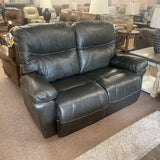 Leya Gunmetal Power Reclining Sofa & Loveseat