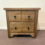 Cool Maple Farmhouse Nightstand