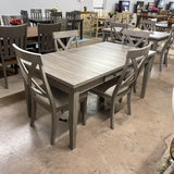 Parellen Dining Table with Storage Drawer & 4 Chairs