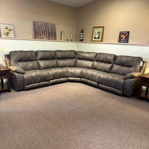 Charleston El Toro Barnwood Power Reclining Sectional