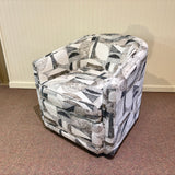 Jasper Linen Swivel Chair