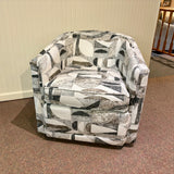 Jasper Linen Swivel Chair