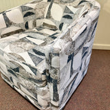 Jasper Linen Swivel Chair