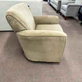 Kaylee Khaki Swivel Barrel Arm Chair