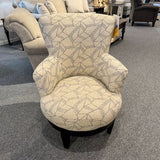 Justine Linen 360 Swivel Chair