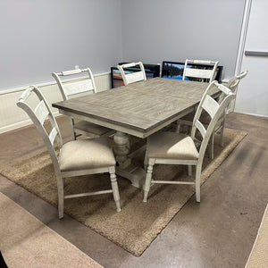 Trestle Table & 6 Chairs