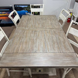 Trestle Table & 6 Chairs